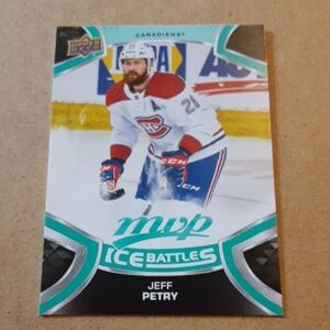 Upper Deck MVP Ice Battles Jeff Petry Hockey Card